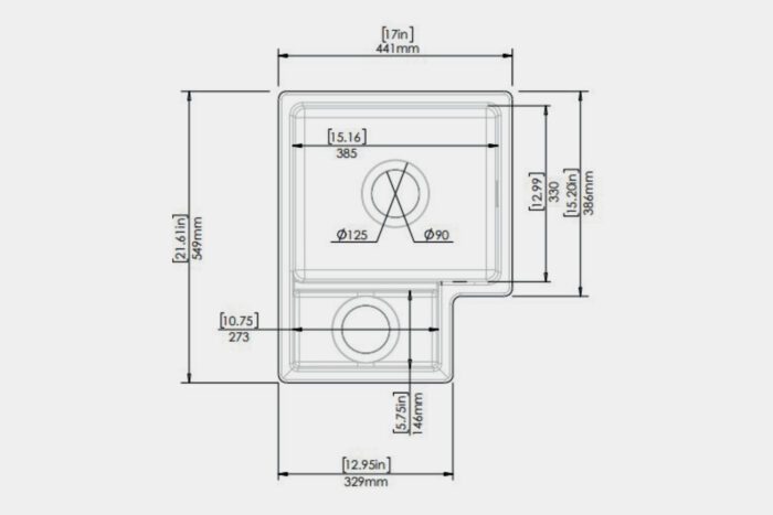 CB0001LH Ceramic Sink - Image 7