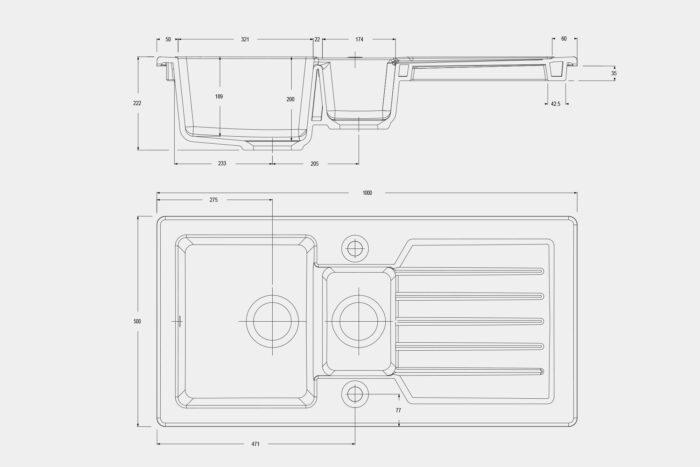 CD150JDM Ceramic Sink - Image 3