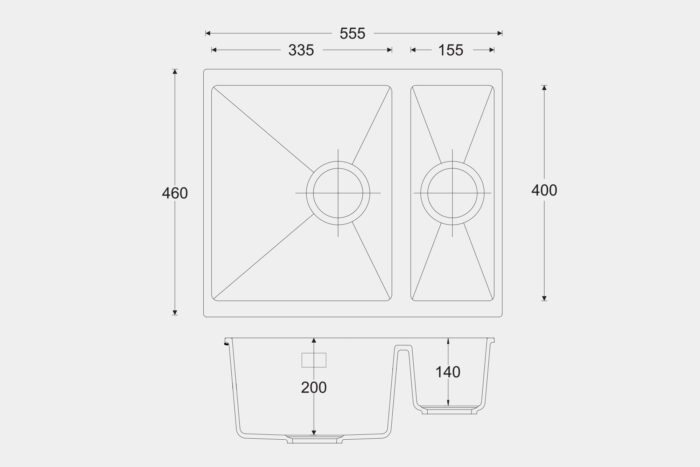 EN50Rev Granite Sink - Image 3