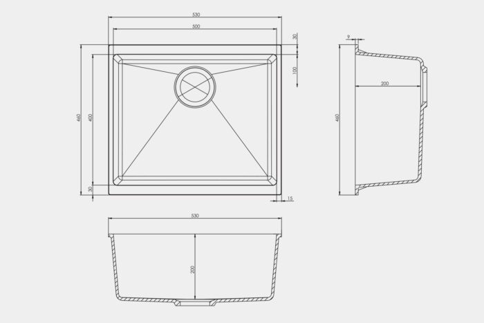 EN500 Granite Sink - Image 3