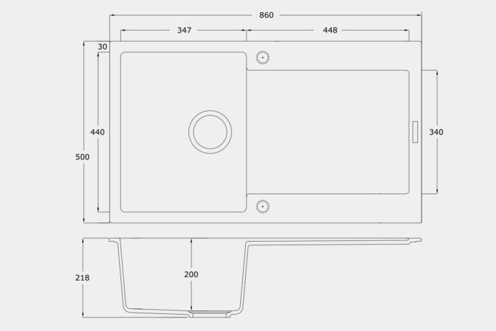 GD100 Granite Sink - Image 3