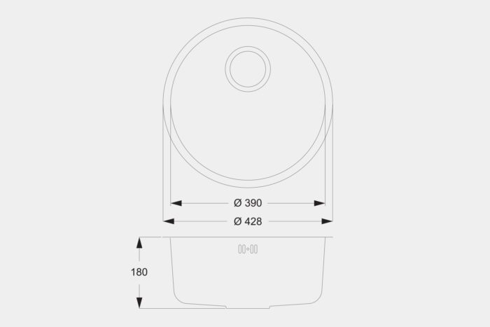 FM1011 Steel Sink - Image 2