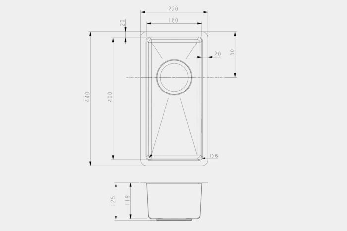 SR1011 Steel Sink - Image 2