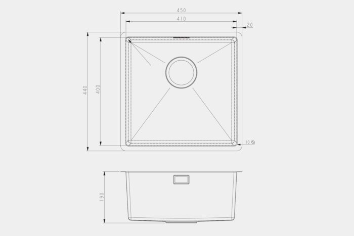 SR1012 Steel Sink - Image 3