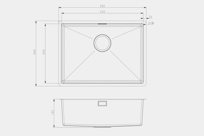 SR1013 Steel Sink - Image 3