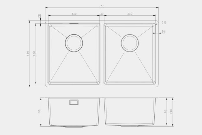 SR1024 Steel Sink - Image 2