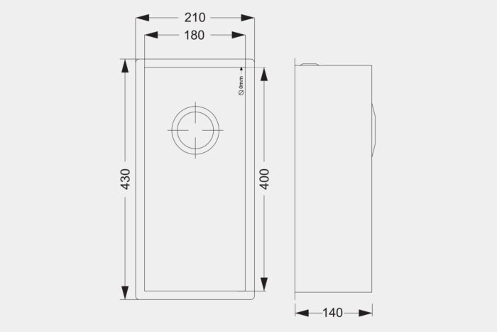 SQI1 Steel Sink - Image 2