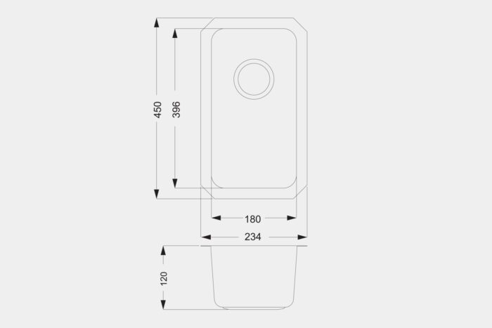 UM1030 Steel Sink - Image 2