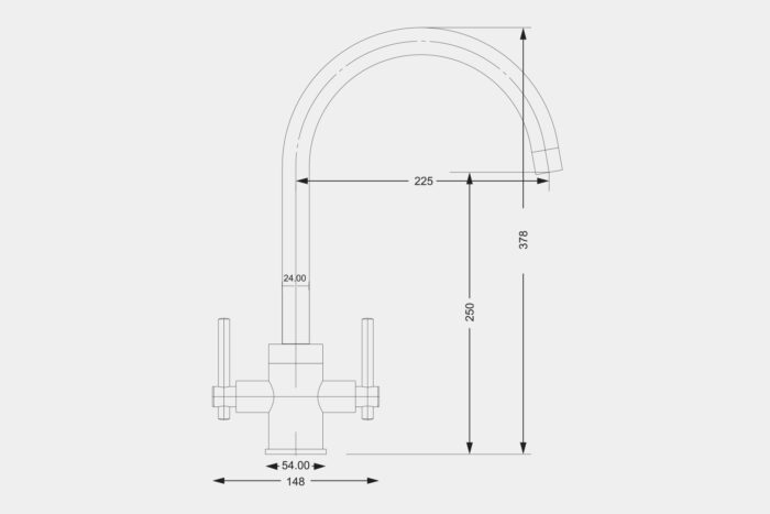 HS945 - Twin lever taps - Image 2