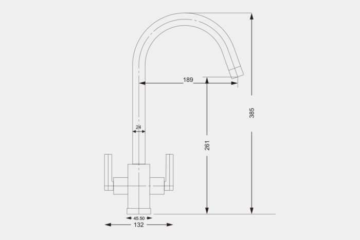 HS955 - Twin lever taps - Image 2