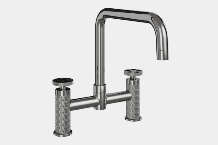 HS150 - Quilt Bridge Mixer Taps TWIN LEVER MIXER