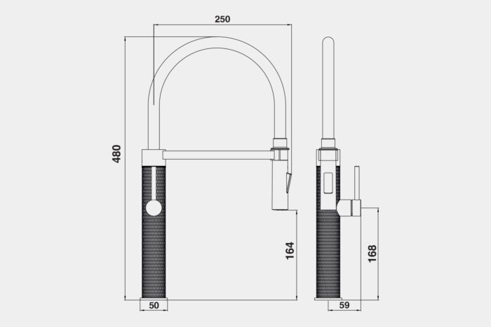 HS145 - Quilt Spray Taps SINGLE LEVER - Image 11