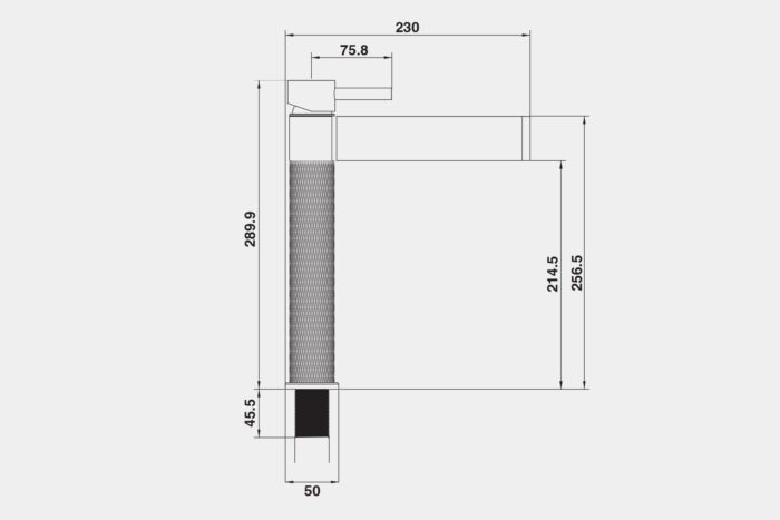 HS140 - Quilt Swivel Spout Taps SINGLE LEVER - Image 7