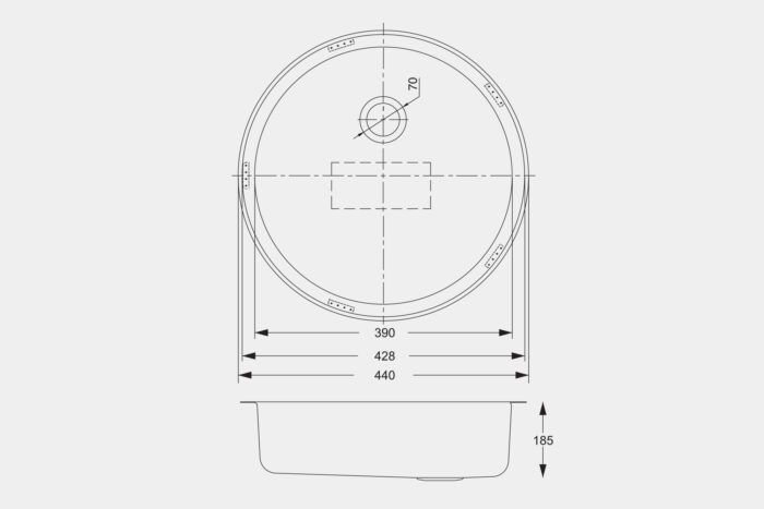 1011D-1 Steel Sink - Image 3