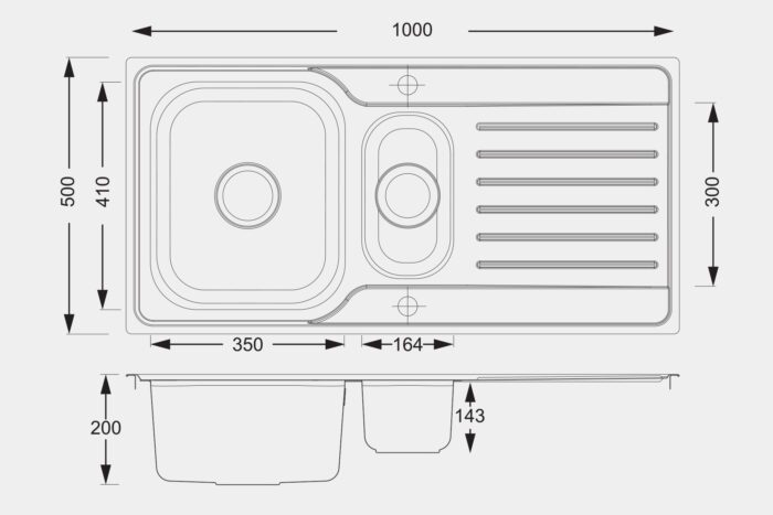 ET15 Steel Sink - Image 3