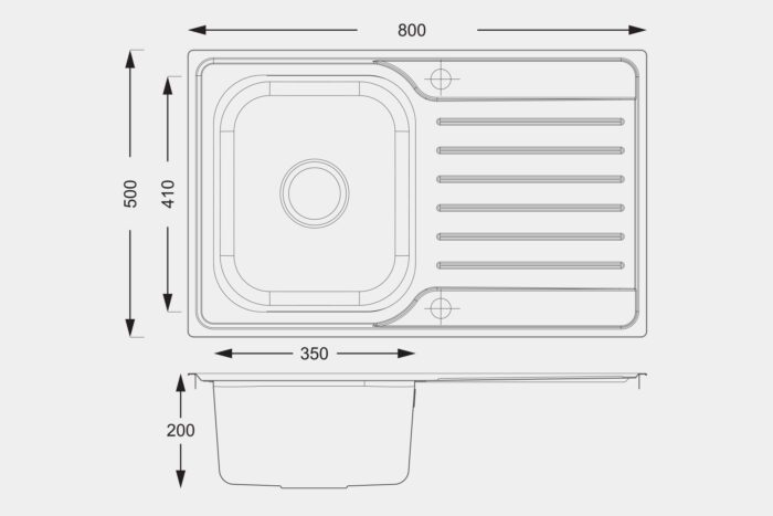 ET17 Steel Sink - Image 3