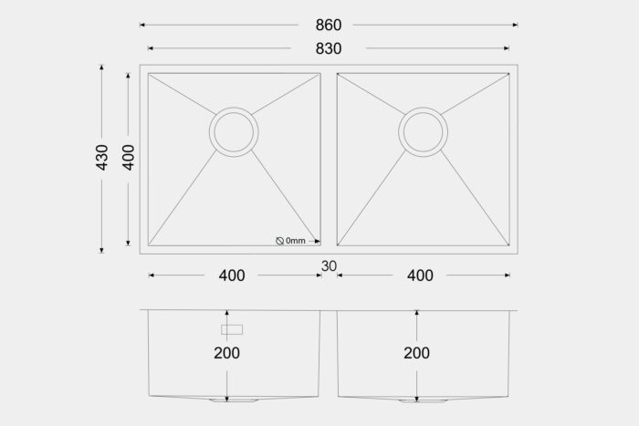 SQI9 Steel Sink - Image 2